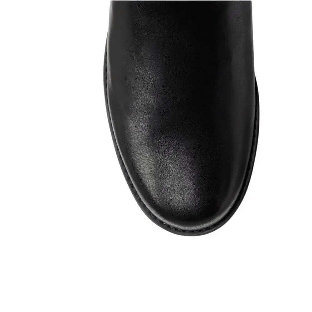 Stuart Weitzman 5050 Fringe Over The Knee Boot In Black Nappa Leather Size 7 - Picture 16 of 16